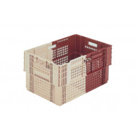 Ventilated stackable plastic crate Allibert - 13060