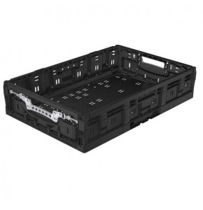 Bac pliable noir - 600 x 400 x 131 mm - 26 L