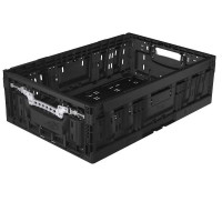 Foldable crate with active lock system - 36 L