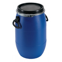 Plastic drums with screw cap