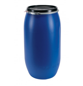 Total opening drum with sealable lid - 150L - H966 mm