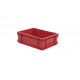 Euro stacking containers red - EUROBOX - 400x300xH120 mm