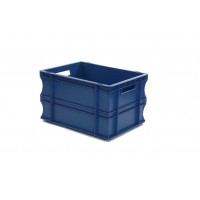 Euro stacking containers blue - EUROBOX - 400x300xH220 mm