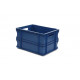 Euro stacking containers blue - EUROBOX - 400x300xH220 mm