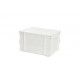 Euro stacking containers white - EUROBOX - 400x300xH220 mm