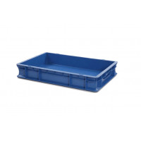 Bac Eurobox plein - 600x400xH100 - bleu