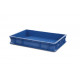 Euro stacking containers blue - EUROBOX - 600x400xH100 mm
