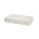 Euro stacking containers white - EUROBOX - 600x400xH100 mm