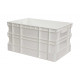 Euro stacking containers white - EUROBOX - 600x400xH320 mm