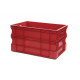 Euro stacking containers red - EUROBOX - 600x400xH320 mm