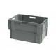 Grey solid stack & nest container - 600x400xH360