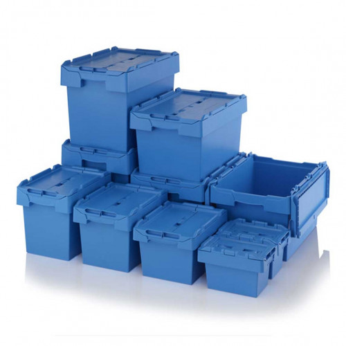 Bacs plastique de transport - modèle AMBD3217 de couleur bleue