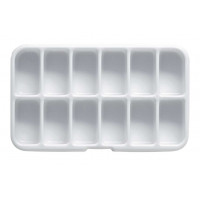 Grille thermoformée 12 compartiments - 185x108xH29 mm