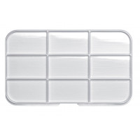 Vacuum forming insert – 9 compartments - 185x111xH11 mm