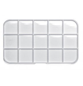 Grille thermoformée 15 compartiments - 185x111xH11 mm