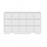 Vacuum forming insert – 15 compartments - 296x164xH39 mm