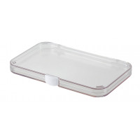 Transparent plastic assortment box - 190x126xH18 mm