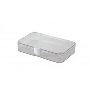 Petite boite de rangement plastique transparent 19x9x16.5cm