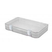 Transparent plastic assortment box - 303x182xH45 mm
