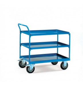 Chariot 3 plateaux - 850 x 500 mm - charge 400 kg