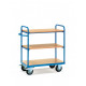 Chariot haut 3 plateaux - 850 x 500 mm - charge 500 kg