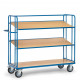 Tilting shelf trolley 1250x610 mm – 500 kg capacity