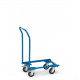 Euro box roller with open frame and push bar - 250 kg