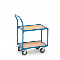 Shelved roller with push bar - 250 kg