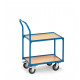 Shelved roller with push bar - 250 kg