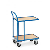 Shelved trolley with push bar - 250 kg