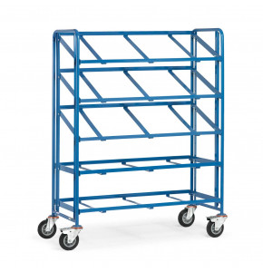 Servante nue pour bac - 1370 x 670 x H1725 mm - charge 250 kg