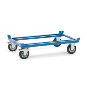 Rouleur nu pour palette 1200 x 800 - 1210 x 810 mm - charge 750 kg