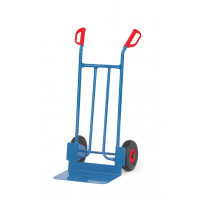 Sack truck - Tubular steel frame - Pneumatic Wheel