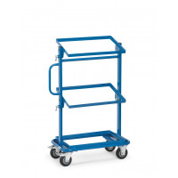 Storage trolley with open frame and utiltable surfaces - 200 kg