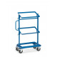 Storage trolley with open frame and utiltable surfaces - 200 kg