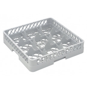 Casier de lavage gris - base 9 compartiments
