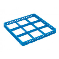 Blue rack with 9 compartments