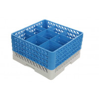 Casier de lavage 9 verres - Hauteur 23,5 cm