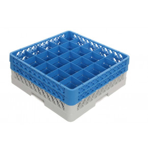 Washing rack 25 glasses - Height 15,5 cm