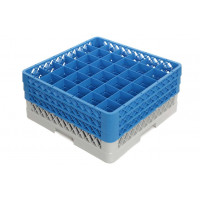 Dishwasher glass rack with 36 compartments - Height 19,5 cm