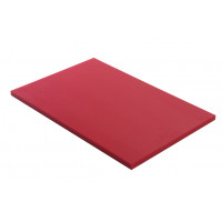 Planche PEHD 500 - rouge- 203X122X3 cm