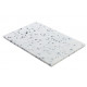 HDPE500 white/black marble plate- made to measure- thickness 2 cm per M2