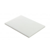 PEHD 500 board- white GN 2/1 - 65X53X2cm