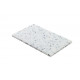 PEHD 500 board- white/black marble - 50X30X2 cm
