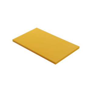 DESTOCKAGE - planche PEHD 500 - jaune - 60X40X2 cm