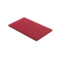 Planche PEHD 500 - rouge- GN1/1-53X32.5X2cm