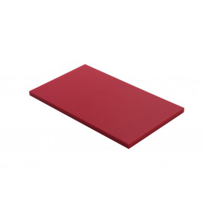 DESTOCKAGE - Planche PEHD 500 - rouge - 50X30X2 cm