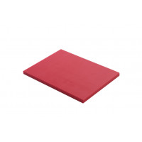 Planche PEHD 500 rouge GN1/2 32.5X26.5X2cm