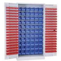 Cabinet with 240 bins