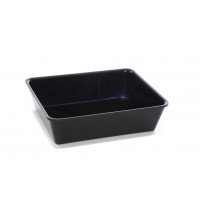 PLEXIGLASS dish1/2 - 325X265X80mm - black